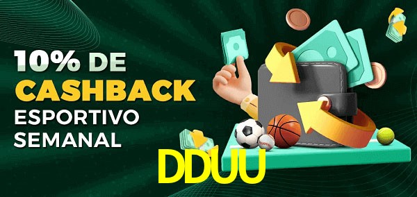 10% de bônus de cashback na DDUU